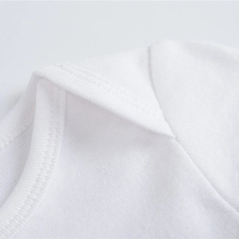 Baby Clothes 100% Cotton Girls Rompers Summer Short Sleeve White Baby Boys Bodysuit Newborn Clothing 3 5 Pcs/Set Infant Pajamas