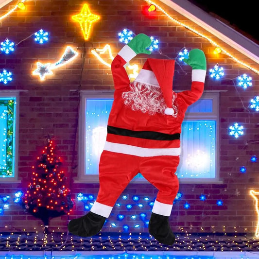 Santa Claus Hängedeko - Größe 20 cm, Kunststoff, Innen/Außen