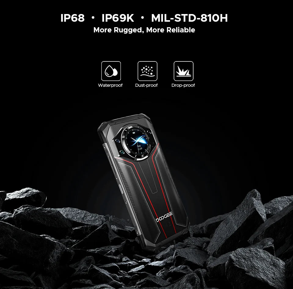 DOOGEE S119 Robustes Smartphone - 10200 mAh Akku, 33W, 6.72 Zoll