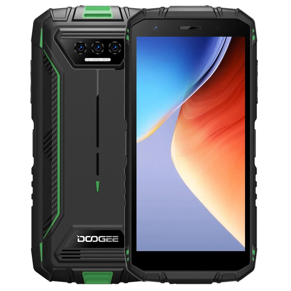 Doogee S41 Max robustes Smartphone 6GB + 256GB T606 Display HD + Batterie 6300mAh 13MP + 8MP Android 13 NFC/OTG/Dual SIM