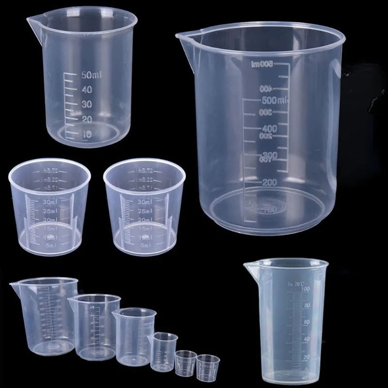 Choice Messbecher Graduierte Kunststoffbecher - 6 Stk 250ml
