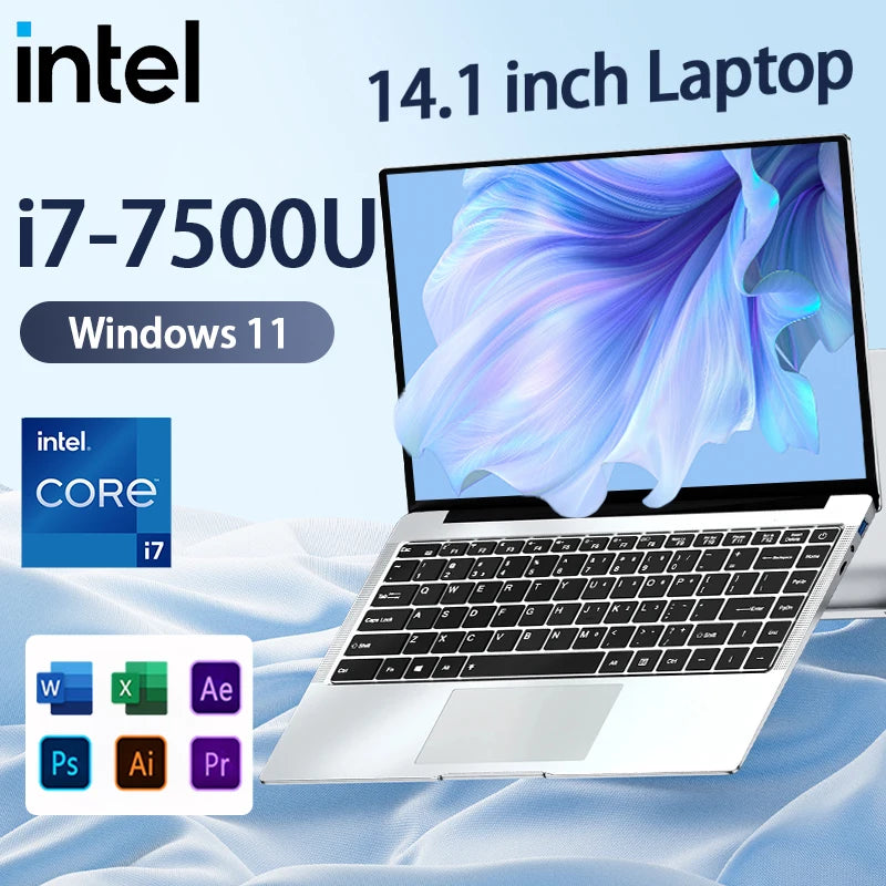 Intel Core i7-7500U Gaming-Laptop - 12GB/1TB/14,1 Zoll