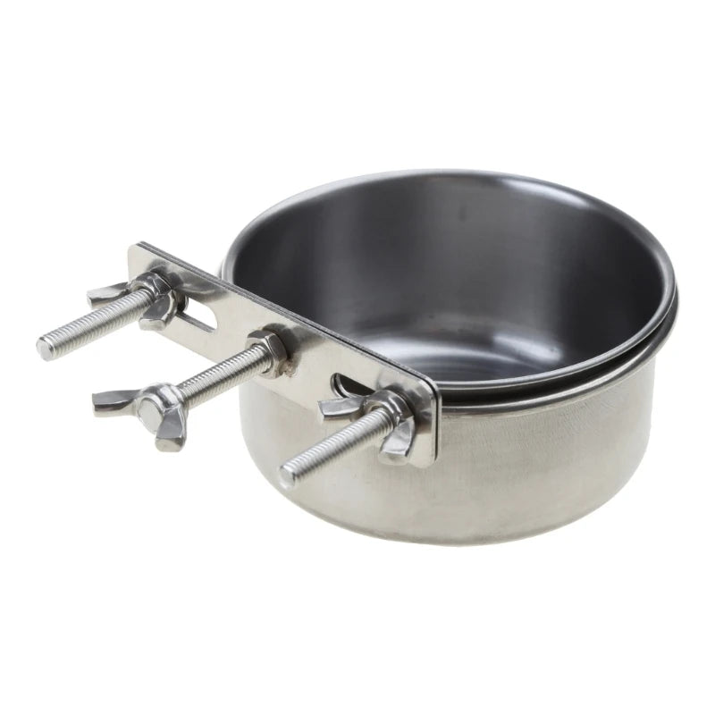 Pet Cage Feeder Water Bowl Food Dispenser for Small Medium Large Cats Dogs Pet Feeding Solution for Cats Dogs Drop Shipping