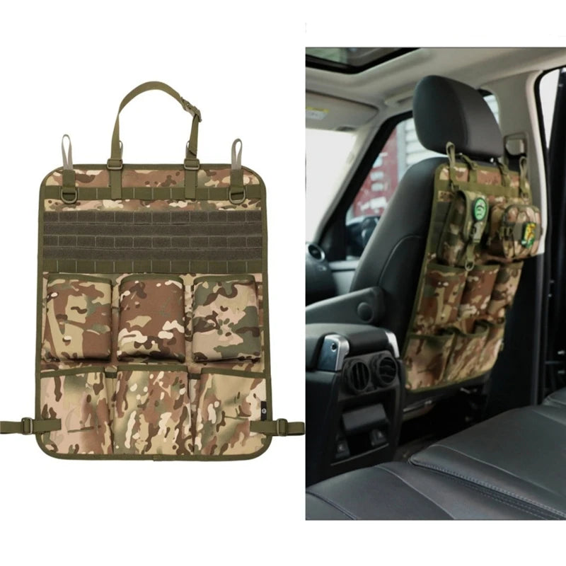 Car Organizer Seat Back Storage Bag Multifunction Camo Hanging Bags Car Stowing Tidying Pocket  Interior Accessories 1 Piece