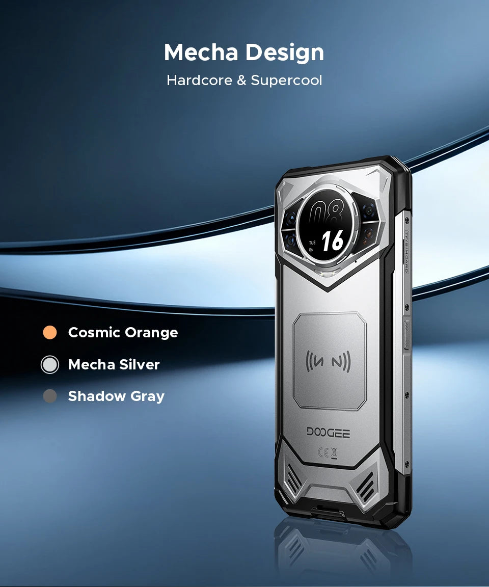 DOOGEE S200 Robustes 5G Smartphone - 10100 mAh, 33W, 6,72 Zoll