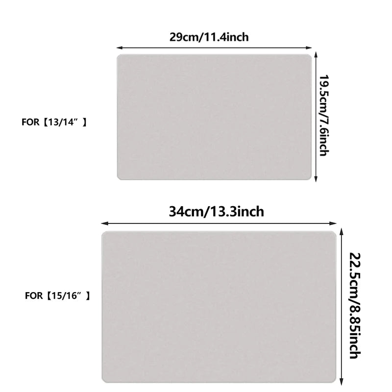 Laptop-Schutzfolie 2025 - Mikrofaser Staubschutz Tastatur - Bildschirm Reinigungstuch MacBook Pro Notebook