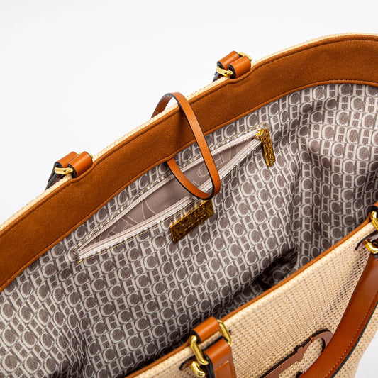 CHCH Women's Tote Bag 2024 New Vacation Beach Bag Beach Bag Handheld Shopping Bag