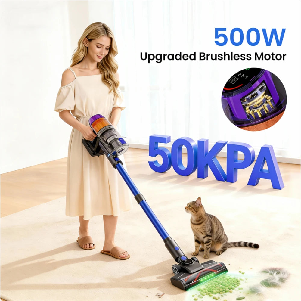 COTIAR R11 Hochleistungs Akku-Staubsauger - 1-2 L, 500 W, Ca. 3 Kg