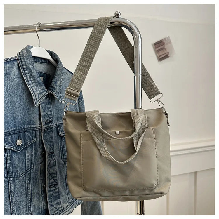 Small Casual Tote Bags Women Shoulder Messenger Bags Korean Canvas Fashion Female Crossbody Bag for Girl 2024 Cloth Handbags