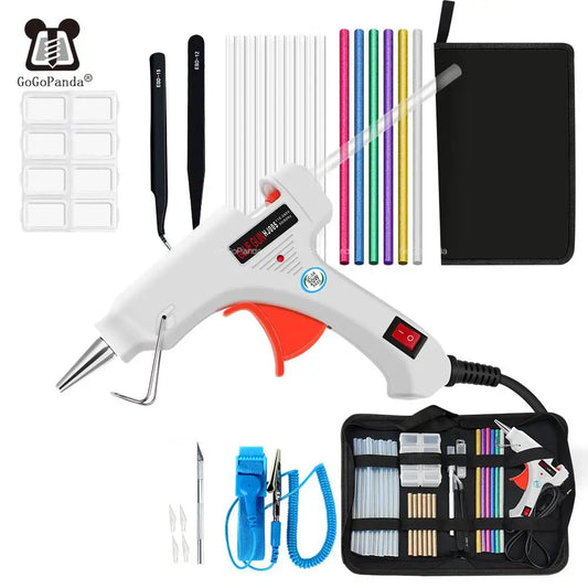Heißklebepistole Set 2025 - GoGoPanda 6 IN 1 Electric Heat Hot Melt DIY Tool