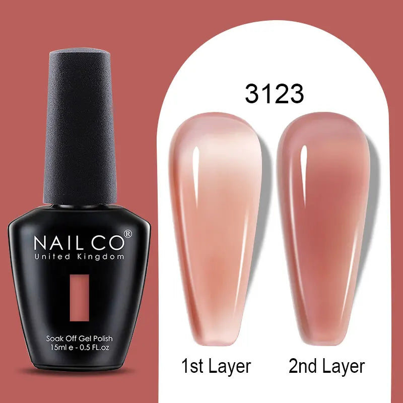 NailCO Gel Nail Polish Nail Art Translucent Vernis Semi Permanent UV LED Lamp Gel Manicure for Gel Polish Nail Glue Productos