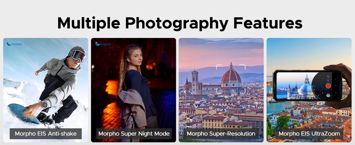 DOOGEE V40 Pro Robustes Gaming Smartphone - 8600 mAh 33W 6,78 Zoll