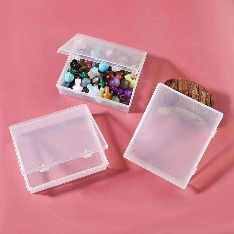 Plastik Schmuck Boxen Plastik Werkzeug Box Verstellbar Handwerk Organizer Lagerung Perlen Armband Schmuck Boxen Verpackung Großhandel