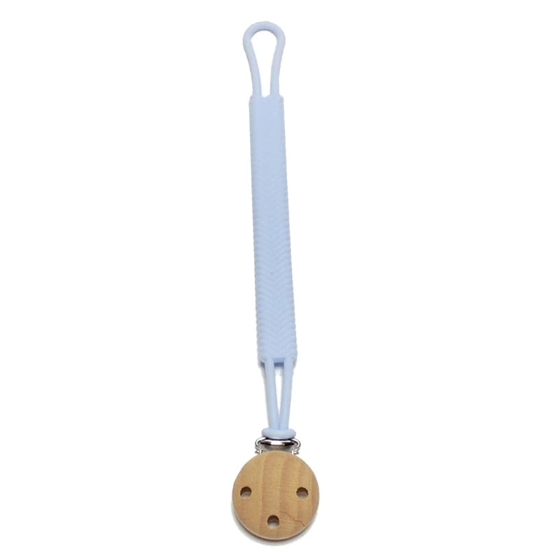 Schnuller-Clip 2025: THINKTHENDO Silicone Pacifier Clip Baby Boys Girls - Flexible RustFree Holder Teething Relief Safe Baby Collection