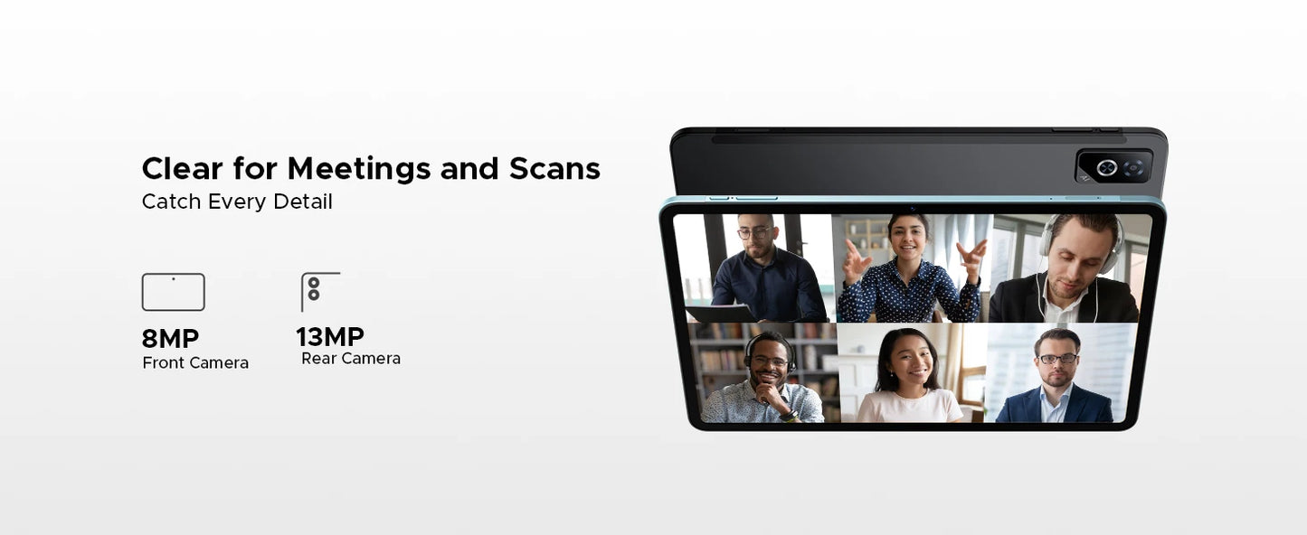 DOOGEE Tab G6 Pro Ultra Dünnes Metallgehäuse - 9000mAh, 8GB Ram, 128GB ROM