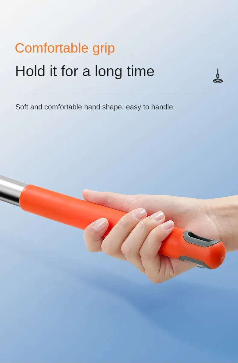 LEIBOO Car Washer Mop Foam Wash Chenille Brush Double Brush Head Roof Window Cleaning Maintenance Three-Section Telescopic Mop