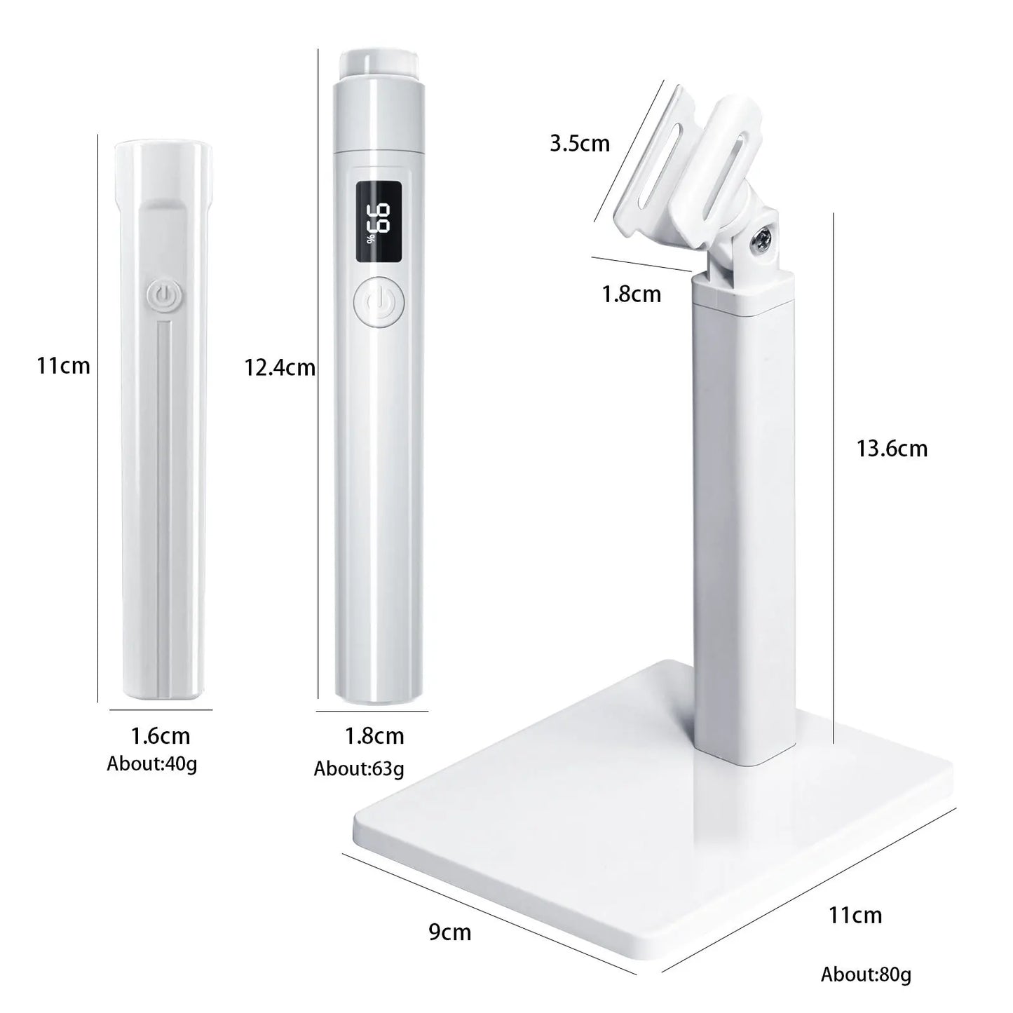 Mini UV LED Nagellampe 2025 - USB Aufladbar Tragbar Handlich - Schnelltrocknend Gel Nagellack Aushärtung