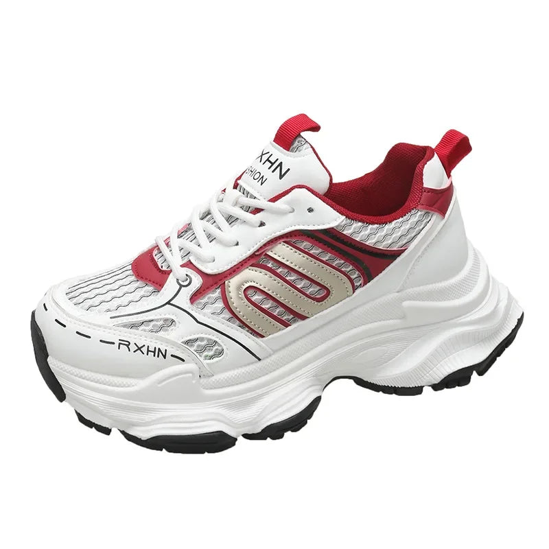 YBQJOO Sneaker Atmungsaktiv - Größe 36-41 Sohle Gummi