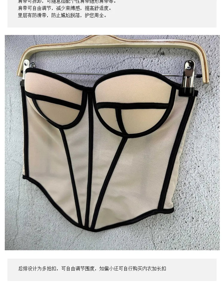 Swtao Lace Mesh Top Sexy - Polyester Nylon S M L Stretch