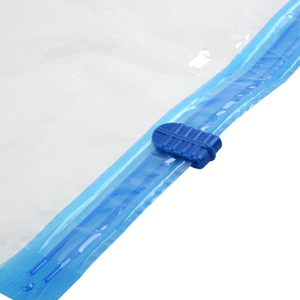 Transparent Vacuum Bag Folding Compressed Space Saving Clothes Storage Vacuum Storage Bag Household 1 Pcs
