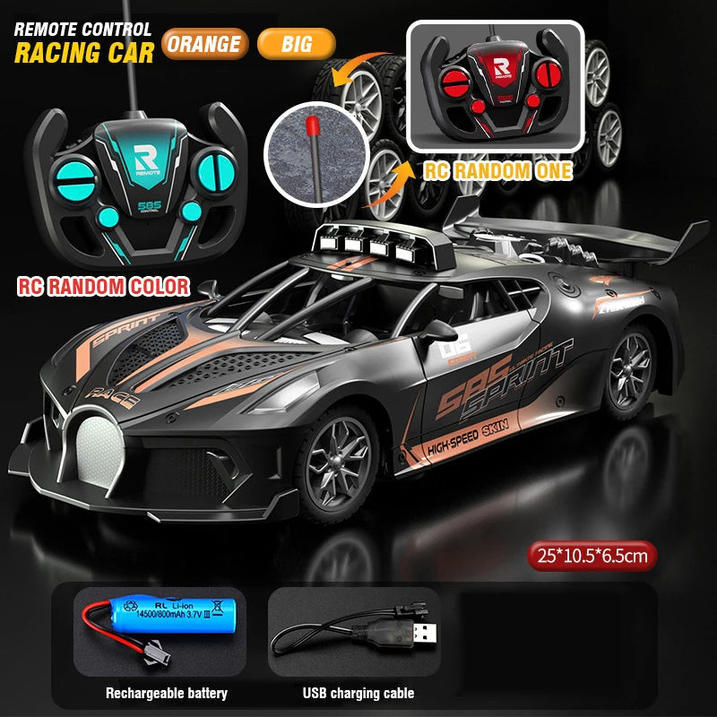 RC Car Toy 2.4G Drift Racing Remote Control Car High Speed Off Road Racing Car Toys for Boys Christmas Indoor Outdoor Gifts
