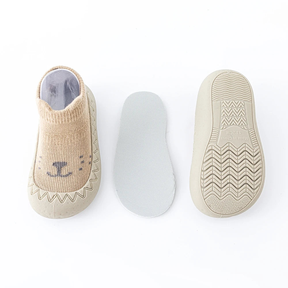 Baby Socken Schuhe 2025 - Säugling Süße Cartoon Kinder Junge Schuhe - Weiche Gummi Sohle Kind Boden Sneaker BeBe Booties Kleinkind Mädchen Erste Laufschuhe 1-3J