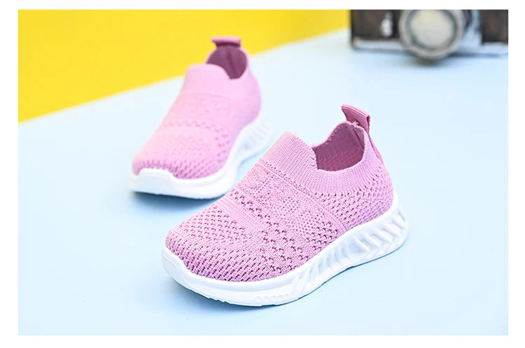 Kinder Sneaker 2025 - Toddler Schuhe Jungen Mädchen - Weiches Innenfutter Rutschfest Gummi Außensohlen - Baby Atmungsaktive Sportsschuhe
