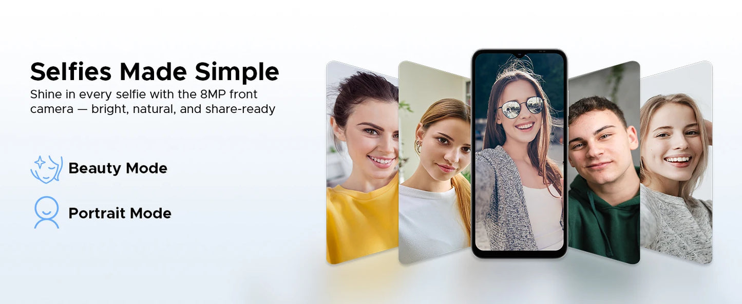 DOOGEE Note56X Pro Gemini AI - 6150 mAh Unisoc T7225 Octa Core 6,56 Zoll