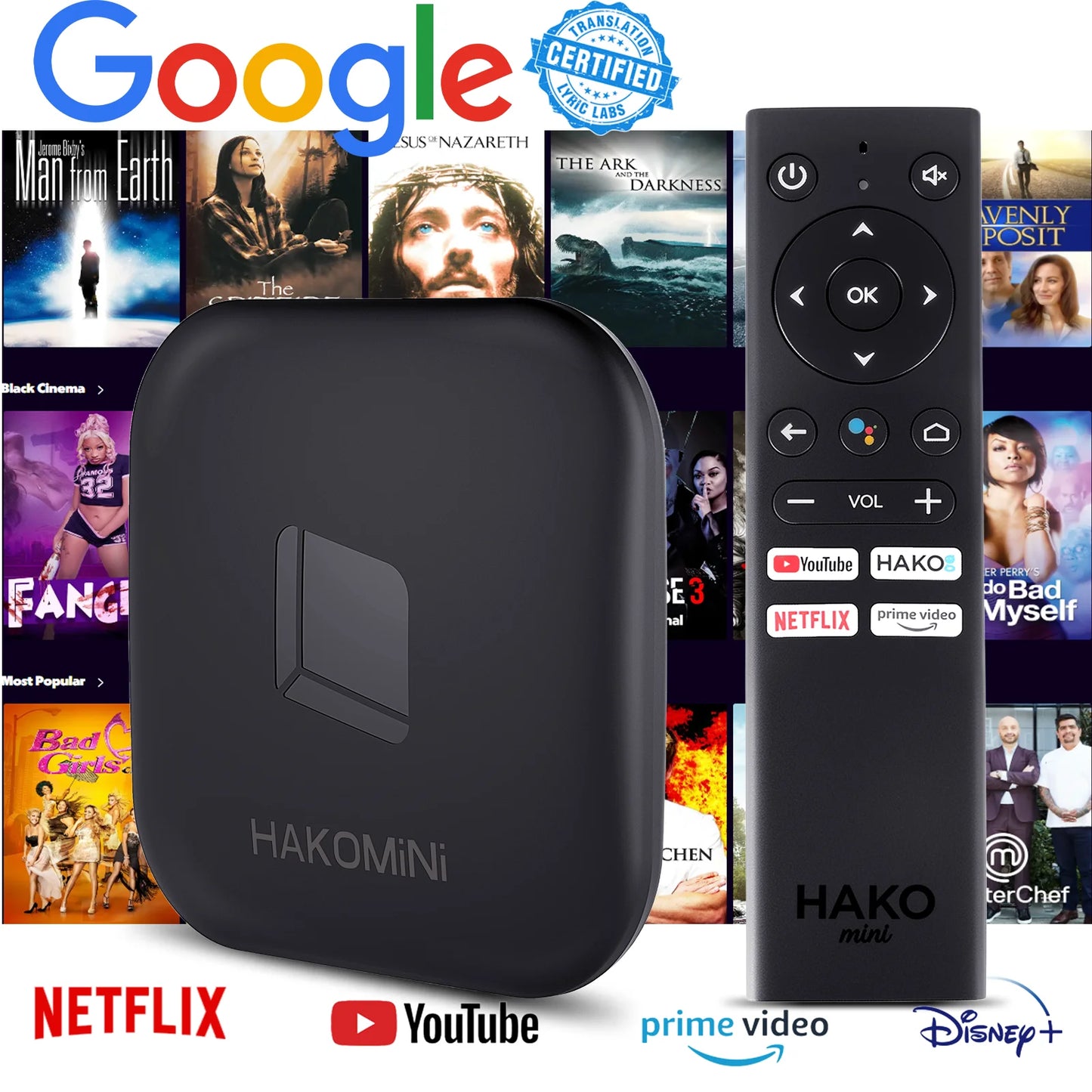 XGODY Android 12 TV Box - Google Zertifiziert 2GB+8GB Smart WLAN6 4K HD Dolby Digital Quad Core mit Tastatur