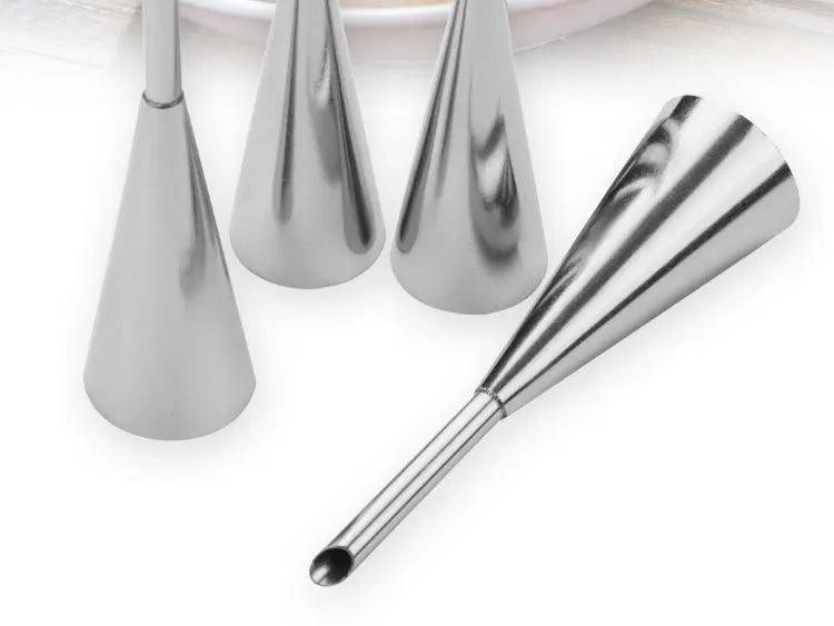 MEXQCH Puff Mou Spritzdüse Edelstahl - Set 4 Stück Ø6mm