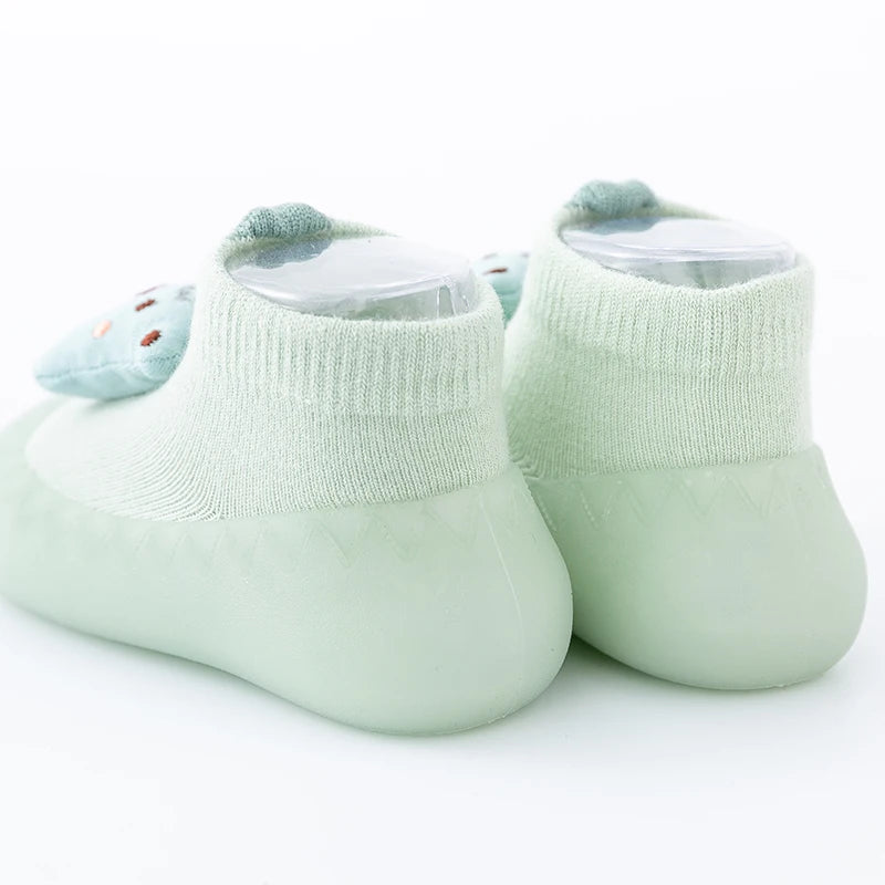 Frühling Herbst Baby Socken Schuhe 2025 - Jungen Mädchen Cartoon 0-3T - Weiche Sohle Slip-On Sneakers Rutschfest
