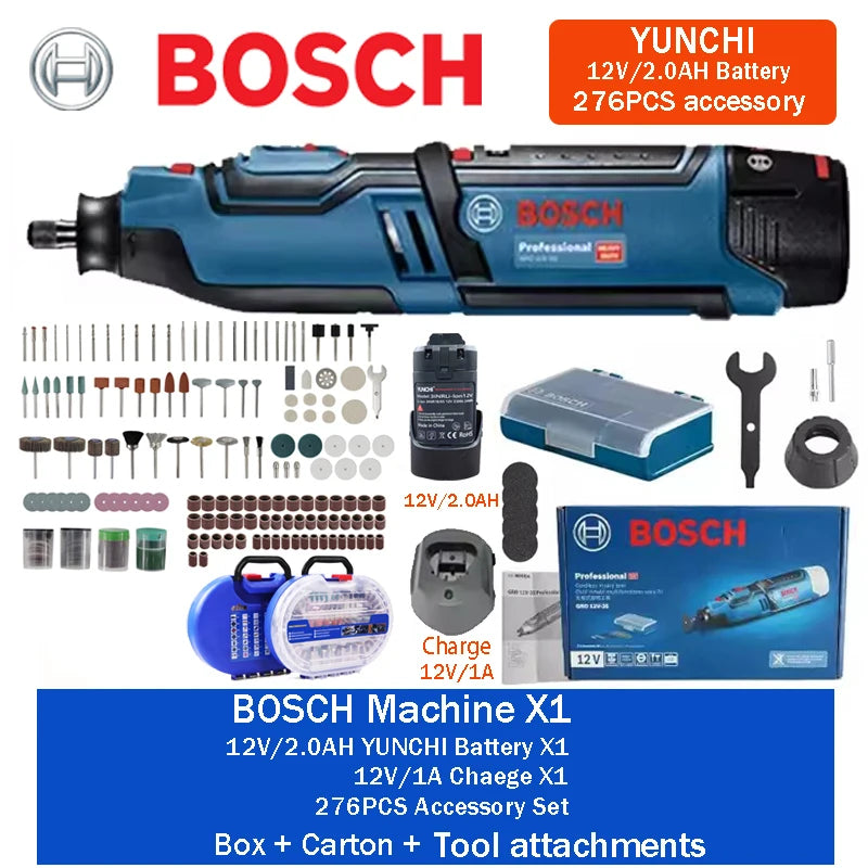 Multitool 2025: Bosch GRO 12V-35 Wireless Rotary Tool - 12V 2.0Ah 3.0Ah Li-Battery Mini Electric Grinder Polishing Cutting Machine Electric Drill Collection