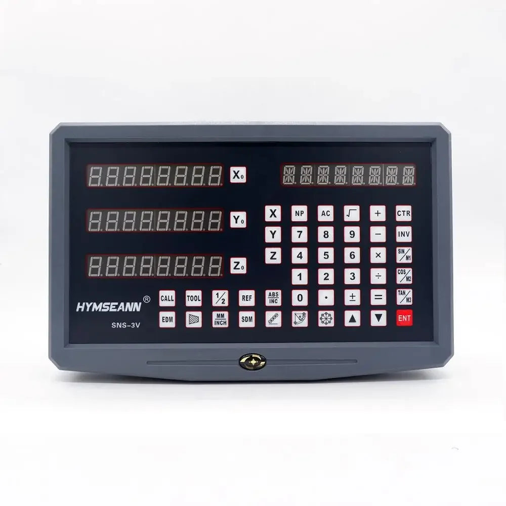 Hymseann SNS-3V complete set 3 axis milling/ lathe/ drill machine dro digital readout with 3 pcs linear scales