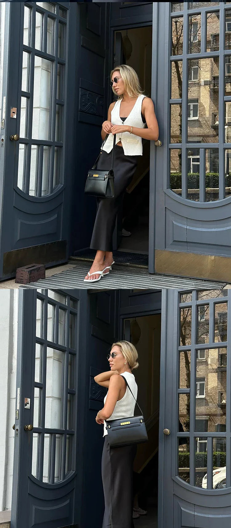 Premium genuine leather bag for women handmade luxury shoulder