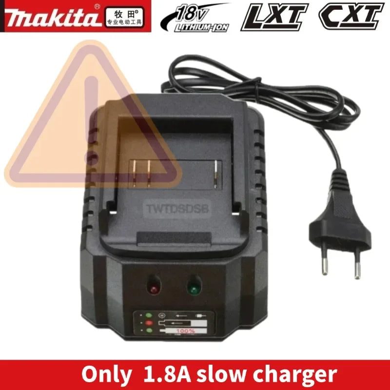 Authentic Makita 18V 6Ah rechargeable power tool battery with LED lithium-ion substitute LXT BL1860B BL1860 BL1850 charger