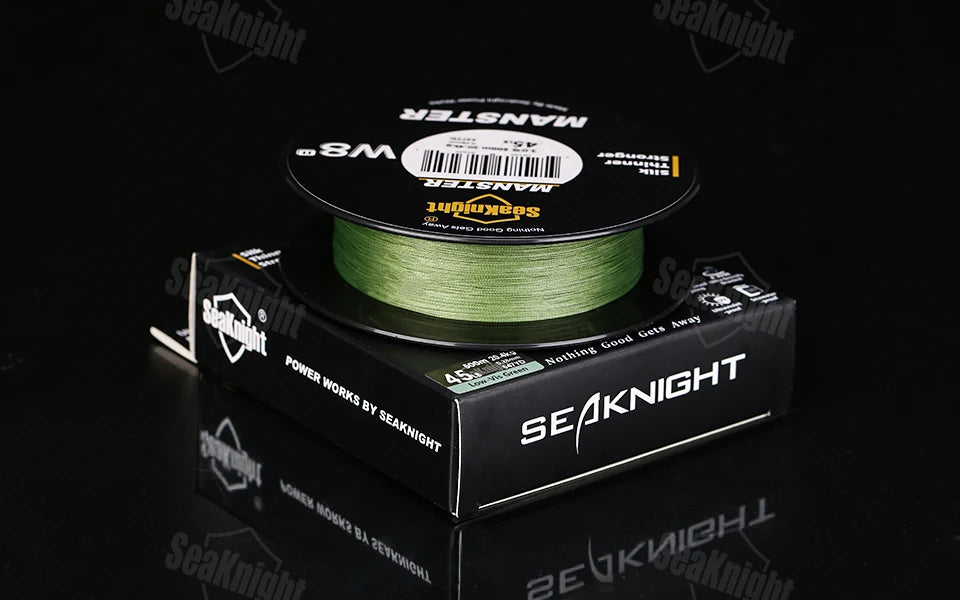 SeaKnight Brand W8 II Series Fishing Line 8 Strands 500m 300m anti-UV anti-saltwater Coating, Multifilament PE Line Braided Wire