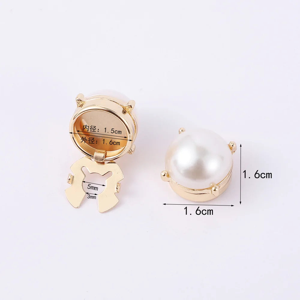 Neu Fashion Perlen Manschettenknöpfe 2025 - Herren Hemd Buttons Cuff Links - Luxus Hochzeit Business Schmuck Accessories High-Quality