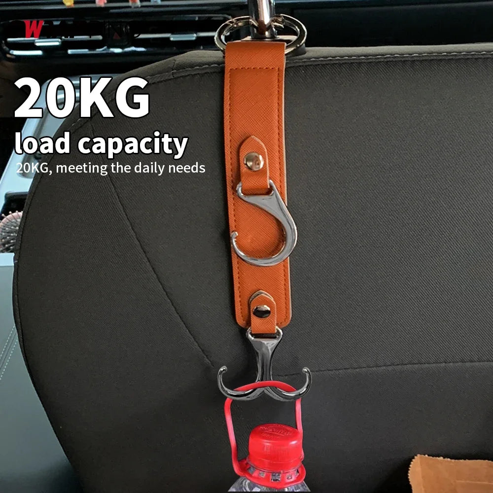 Multifunctional Car Seat Back Hook Universal Auto Electric Bike Storage Good Hanging Hooks Creative Storage Hook Car Decorations