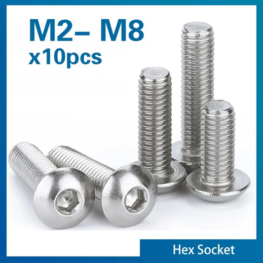 XMSJ SSBN0947 Edelstahl Sechskant - M2 M3 M4 M5 M6 M8