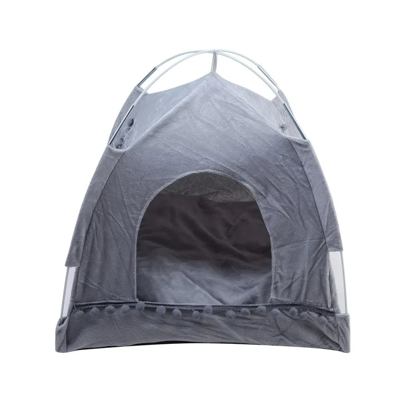 Premium Katzenzelt Bett Komfort - Plüsch 40x40 cm Bis 8 kg