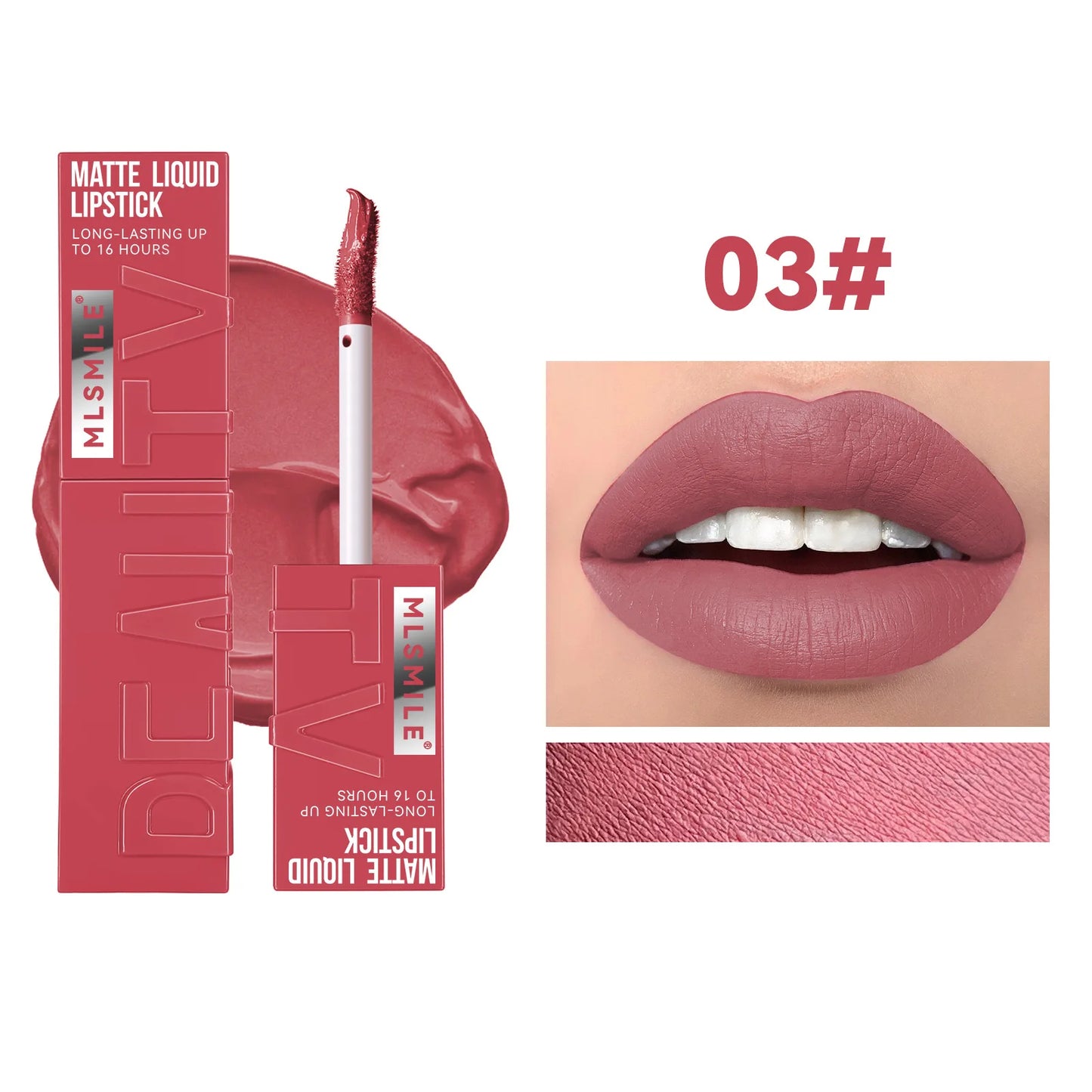 Pudaier Lipgloss Wasserdicht Langanhaltend - 6 Farben 6ml