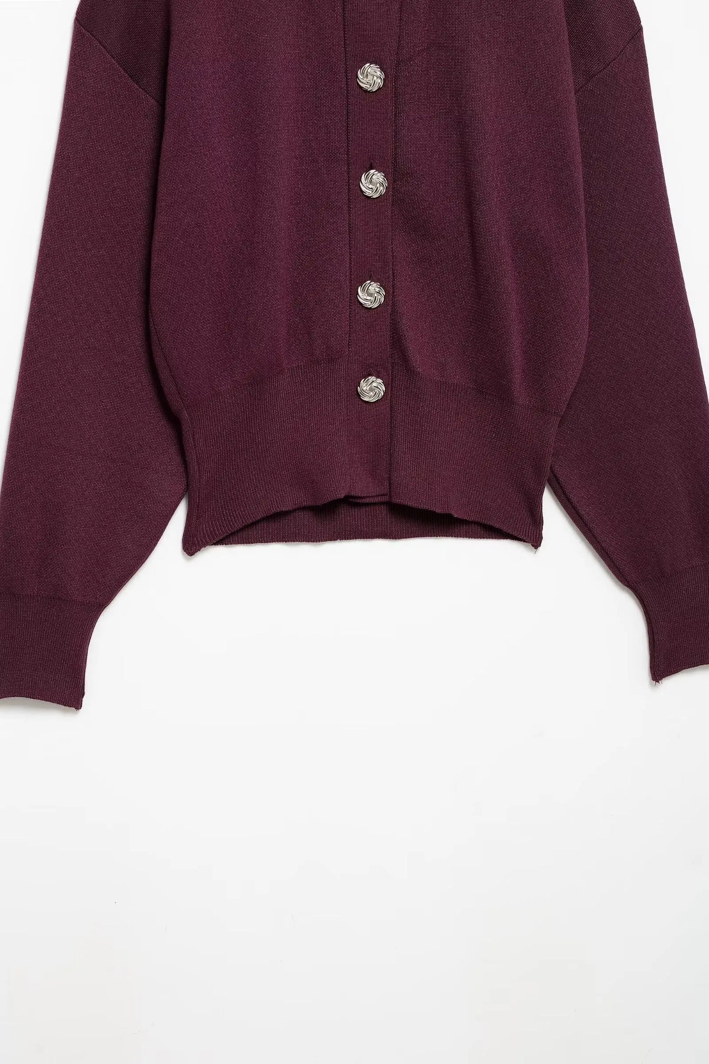 BRIFCN Elegant Strickcardigan - Größe M Gewicht Mittel Länge Regular