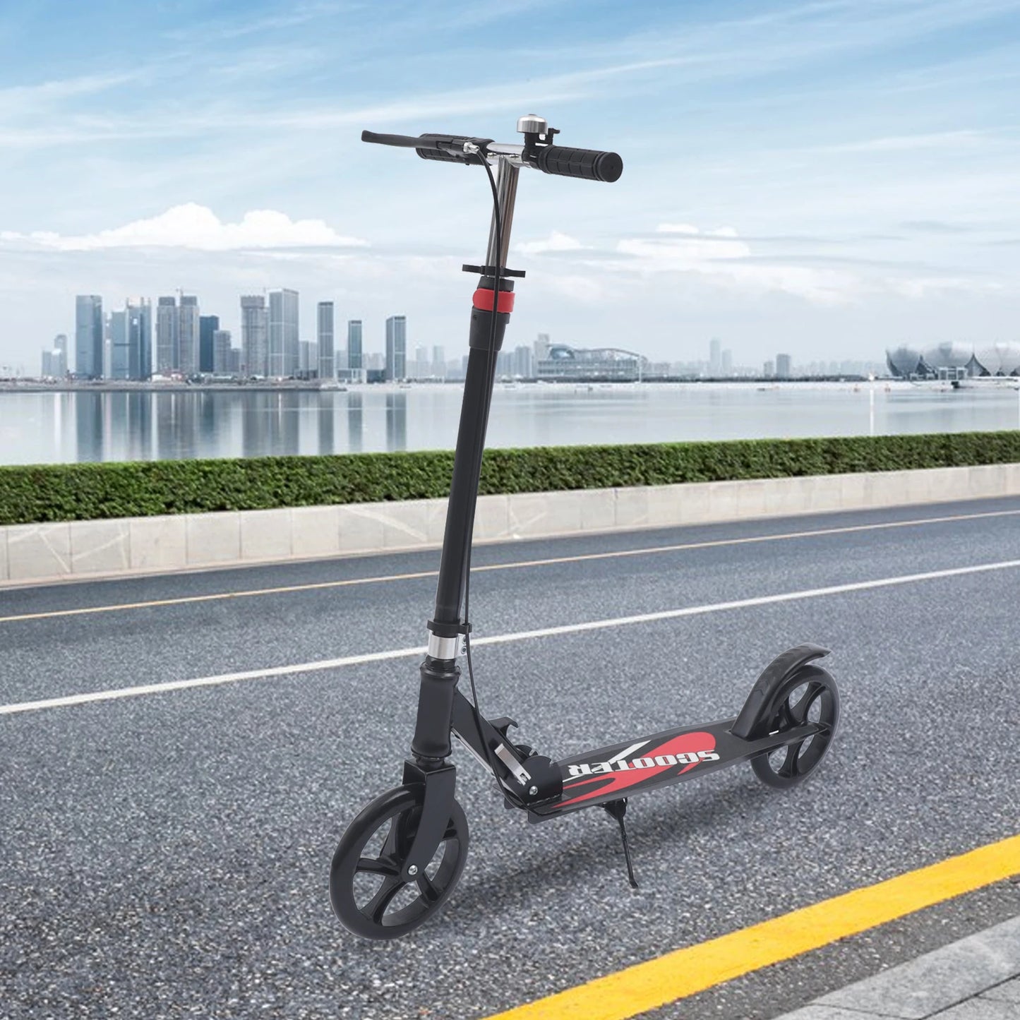 Klappbarer Cityroller Mit 200mm Rollen Und Handbremse