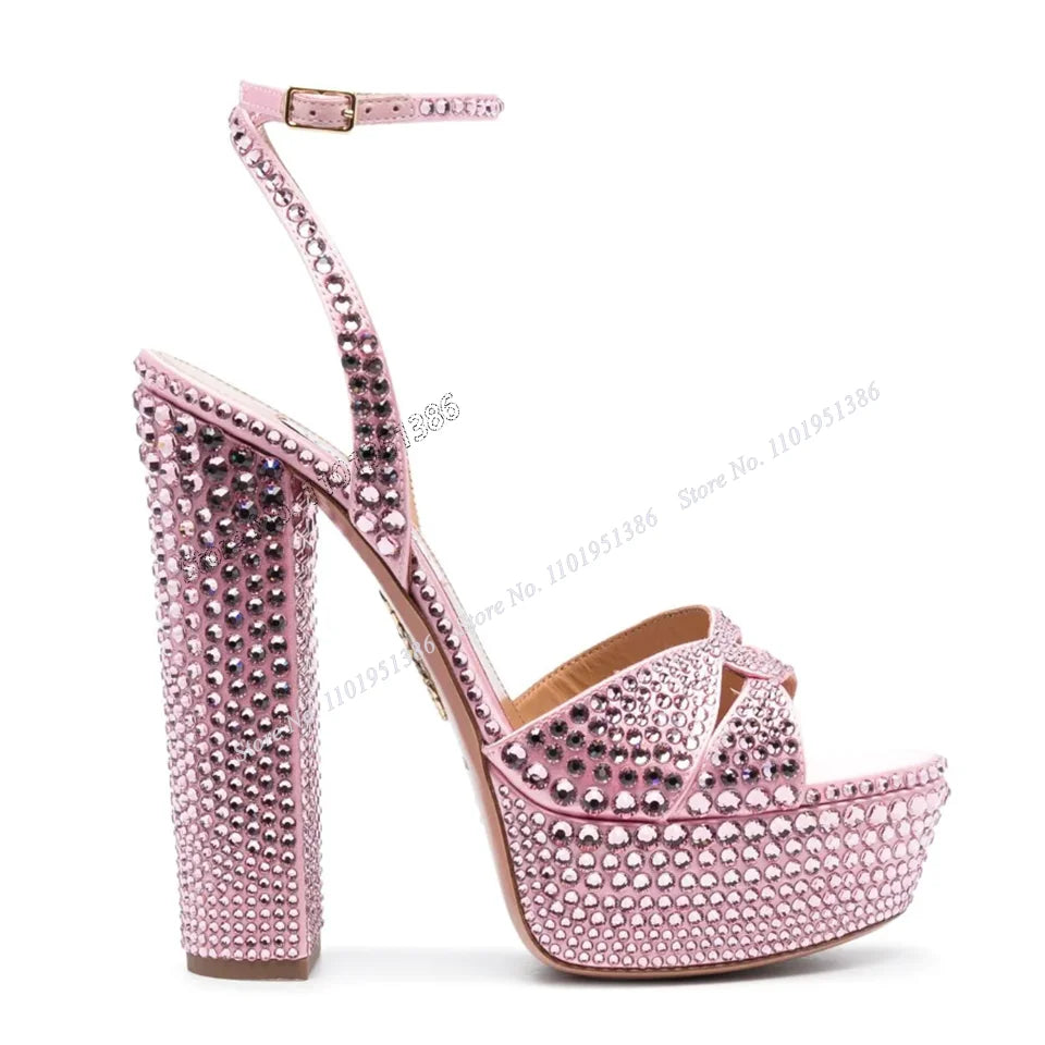 Weiße Schleife Sandalen 2025 - Elegante Pantoletten Stilettos - Slip-On Dünne Hohe Schuhe Damen Offene Zehen Hochzeit