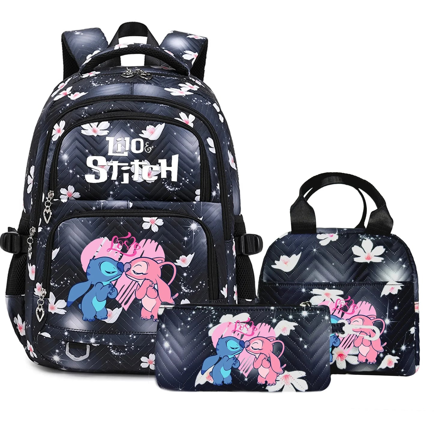 Lilo Stitch Schulrucksack 2025 - Große Kapazität Daypack für Mädchen Schultasche