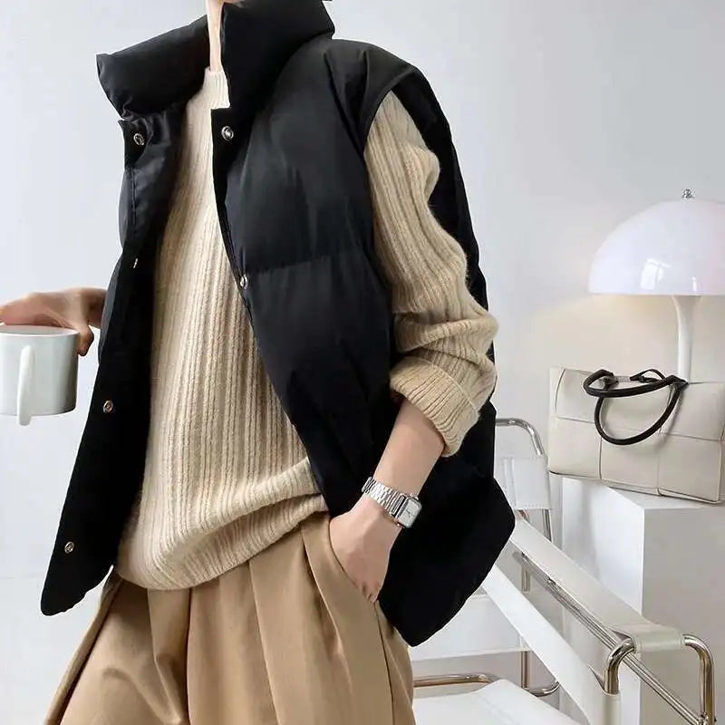 Sheng palae Mode Baumwolle Weste - Ärmellos M Baumwolle