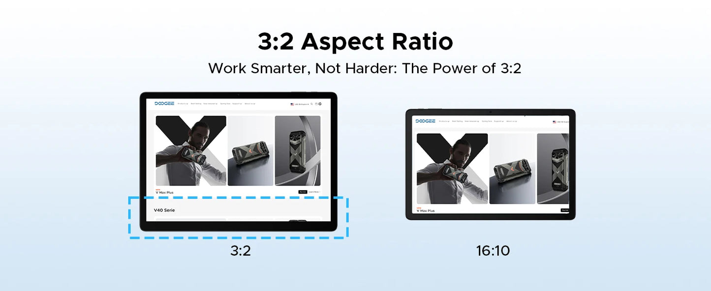 DOOGEE Tab E3 Max Gemini AI Quad-Lautsprecher - 14Zoll Display 256GBROM 13500mAh