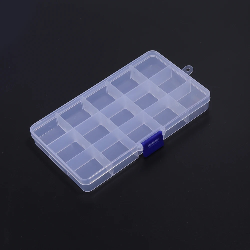 Plastik Schmuck Boxen Plastik Werkzeug Box Verstellbar Handwerk Organizer Lagerung Perlen Armband Schmuck Boxen Verpackung Großhandel