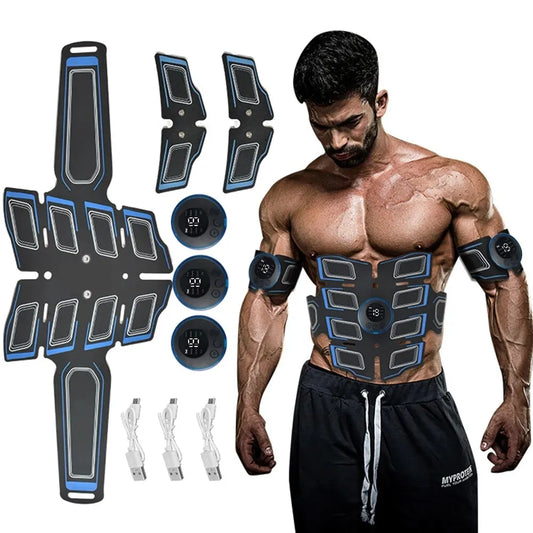 USB Aufladbar Bauchmuskel Trainer 2025 - Tragbar Bauchmuskel Massagegerät - Elektronisch Training Gürtel Übung Fitness Ausrüstung