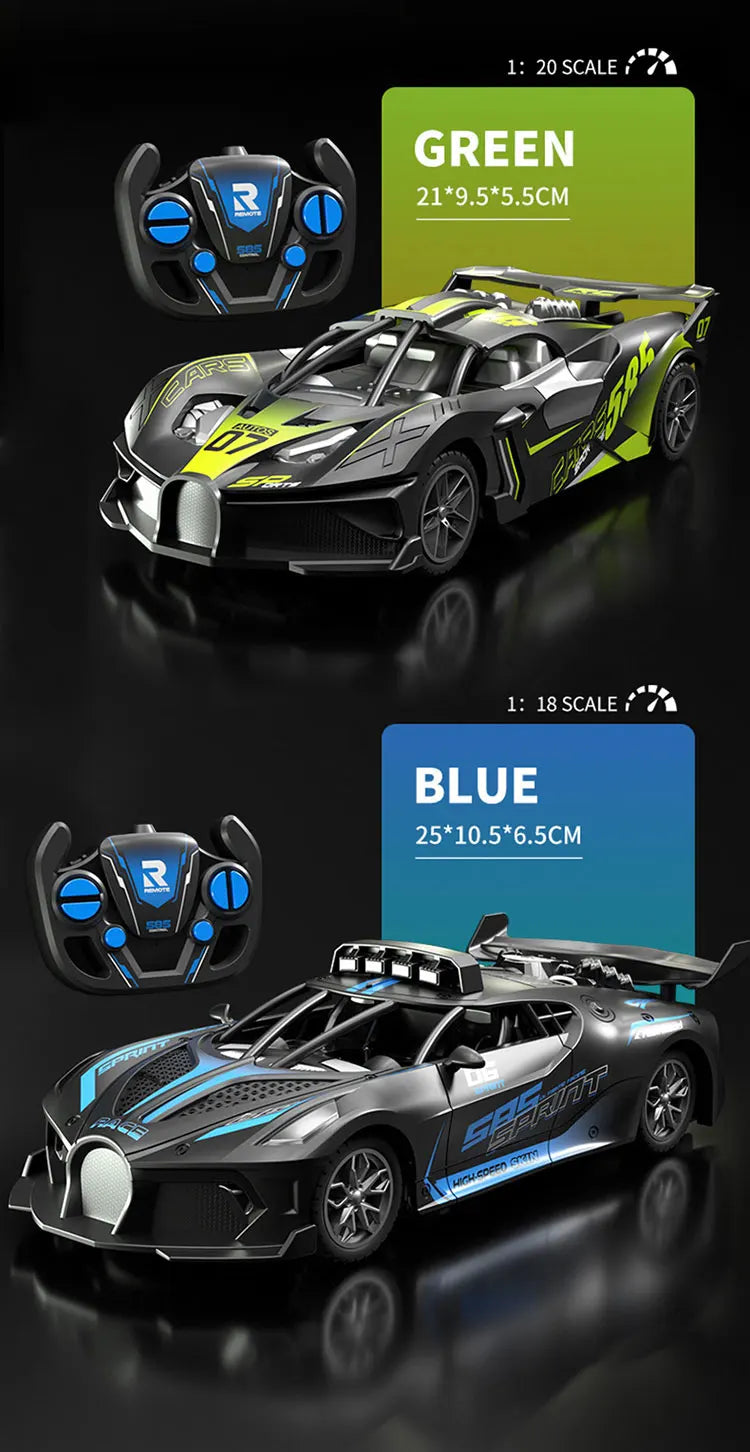 RC Car Toy 2.4G Drift Racing Remote Control Car High Speed Off Road Racing Car Toys for Boys Christmas Indoor Outdoor Gifts